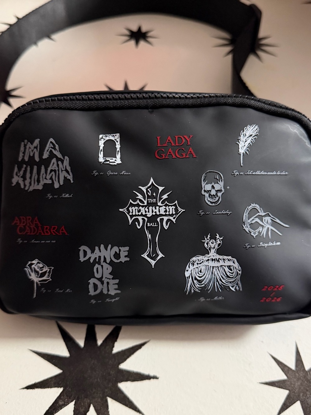 Lady Gaga Mayhem Ball VIP Merchandise Fanny Pack